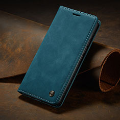 Leather Case Stands Flip Cover Holder C02S for Xiaomi Mi 13T 5G Blue