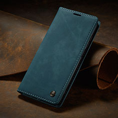 Leather Case Stands Flip Cover Holder C02S for Xiaomi Poco M2 Pro Blue