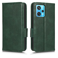 Leather Case Stands Flip Cover Holder C02X for Realme Narzo 50 Pro 5G Green