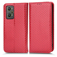Leather Case Stands Flip Cover Holder C03X for Realme GT Neo 3T 5G Red