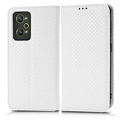 Leather Case Stands Flip Cover Holder C03X for Realme GT Neo 3T 5G White