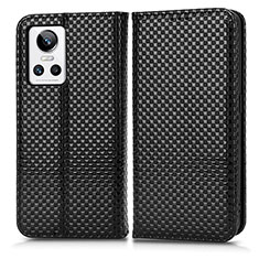 Leather Case Stands Flip Cover Holder C03X for Realme GT Neo3 5G Black