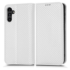 Leather Case Stands Flip Cover Holder C03X for Samsung Galaxy A04s White