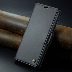 Leather Case Stands Flip Cover Holder C04S for Oppo Reno8 T 4G Black