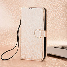 Leather Case Stands Flip Cover Holder C04X for Huawei Enjoy 50z Gold