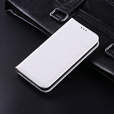 Leather Case Stands Flip Cover Holder C04X for Xiaomi Redmi 9C White