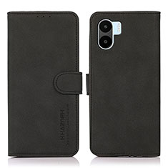 Leather Case Stands Flip Cover Holder D01Y for Xiaomi Redmi A2 Black