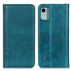 Leather Case Stands Flip Cover Holder D03Y for Nokia C12 Green