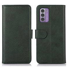 Leather Case Stands Flip Cover Holder D03Y for Nokia G42 5G Green