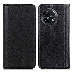 Leather Case Stands Flip Cover Holder D03Y for OnePlus Ace 2 Pro 5G Black