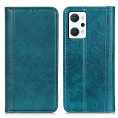 Leather Case Stands Flip Cover Holder D03Y for Oppo Reno7 A Green
