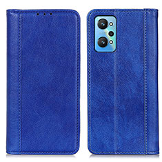 Leather Case Stands Flip Cover Holder D03Y for Realme GT Neo 3T 5G Blue