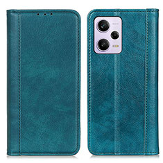 Leather Case Stands Flip Cover Holder D03Y for Xiaomi Redmi Note 12 Pro 5G Green