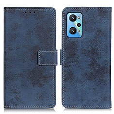 Leather Case Stands Flip Cover Holder D05Y for Realme GT Neo 3T 5G Blue