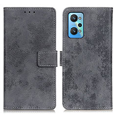 Leather Case Stands Flip Cover Holder D05Y for Realme GT Neo 3T 5G Gray