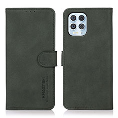 Leather Case Stands Flip Cover Holder D08Y for Motorola Moto Edge S 5G Green