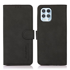 Leather Case Stands Flip Cover Holder D08Y for Motorola Moto G100 5G Black