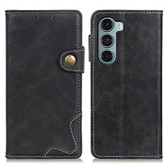 Leather Case Stands Flip Cover Holder DY01 for Motorola Moto Edge S30 5G Black
