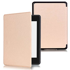 Leather Case Stands Flip Cover Holder for Amazon Kindle Paperwhite 6 inch Gold