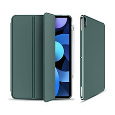 Leather Case Stands Flip Cover Holder for Apple New iPad Air 10.9 (2020) Green