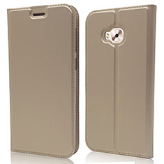 Leather Case Stands Flip Cover Holder for Asus Zenfone 4 Selfie ZD553KL Gold