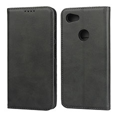Leather Case Stands Flip Cover Holder for Google Pixel 3a XL Black