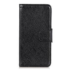 Leather Case Stands Flip Cover Holder for HTC Desire 19 Plus Black