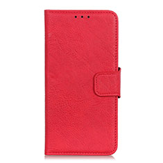 Leather Case Stands Flip Cover Holder for HTC U19E Red