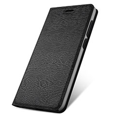 Leather Case Stands Flip Cover Holder for Huawei Honor 9 Lite Black