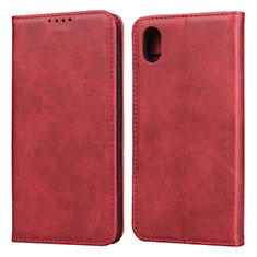 Leather Case Stands Flip Cover Holder for Huawei Honor Play 8 Red