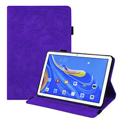 Leather Case Stands Flip Cover Holder for Huawei MatePad 10.8 Purple