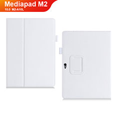 Leather Case Stands Flip Cover Holder for Huawei MediaPad M2 10.0 M2-A10L White