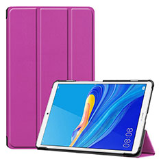 Leather Case Stands Flip Cover Holder for Huawei MediaPad M6 8.4 Purple
