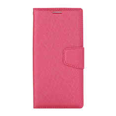 Leather Case Stands Flip Cover Holder for Huawei Nova 3e Pink