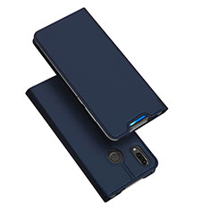 Leather Case Stands Flip Cover Holder for Huawei P Smart Z Blue