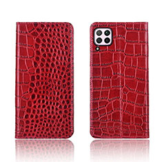 Leather Case Stands Flip Cover Holder for Huawei P40 Lite Red