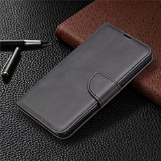 Leather Case Stands Flip Cover Holder for LG K61 Black