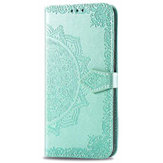 Leather Case Stands Flip Cover Holder for LG Stylo 6 Matcha Green