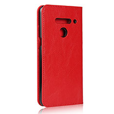 Leather Case Stands Flip Cover Holder for LG V50 ThinQ 5G Red