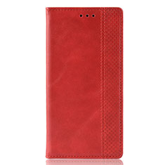 Leather Case Stands Flip Cover Holder for Motorola Moto G Pro Red