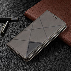 Leather Case Stands Flip Cover Holder for Nokia 1.3 Gray