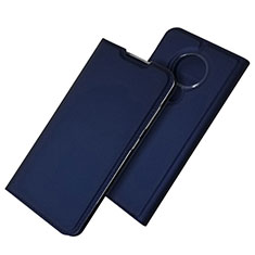 Leather Case Stands Flip Cover Holder for Nokia 6.2 Blue