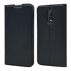 Leather Case Stands Flip Cover Holder for OnePlus 7 Black
