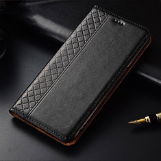 Leather Case Stands Flip Cover Holder for OnePlus 7T Black