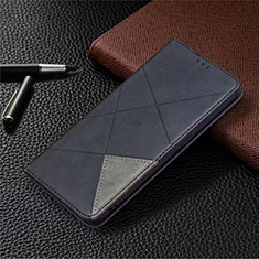 Leather Case Stands Flip Cover Holder for Oppo A35 Black