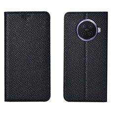 Leather Case Stands Flip Cover Holder for Oppo Ace2 Black