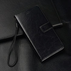 Leather Case Stands Flip Cover Holder for Oppo Reno Ace Black