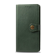 Leather Case Stands Flip Cover Holder for Realme 6i Green