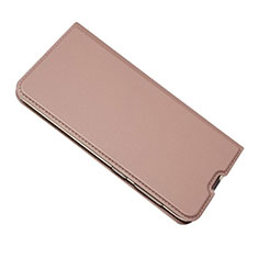 Leather Case Stands Flip Cover Holder for Samsung Galaxy A30S Rose Gold