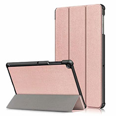 Leather Case Stands Flip Cover Holder for Samsung Galaxy Tab S5e 4G 10.5 SM-T725 Rose Gold